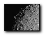Object: Moon
 Location: Unknown
 Instrument: 8 inch SCT
 Camera: Unknown
 Image: Single frame @ f 6.6 & 2x zoom
 Processing: Unknown
 Author: Michael T. Ryan